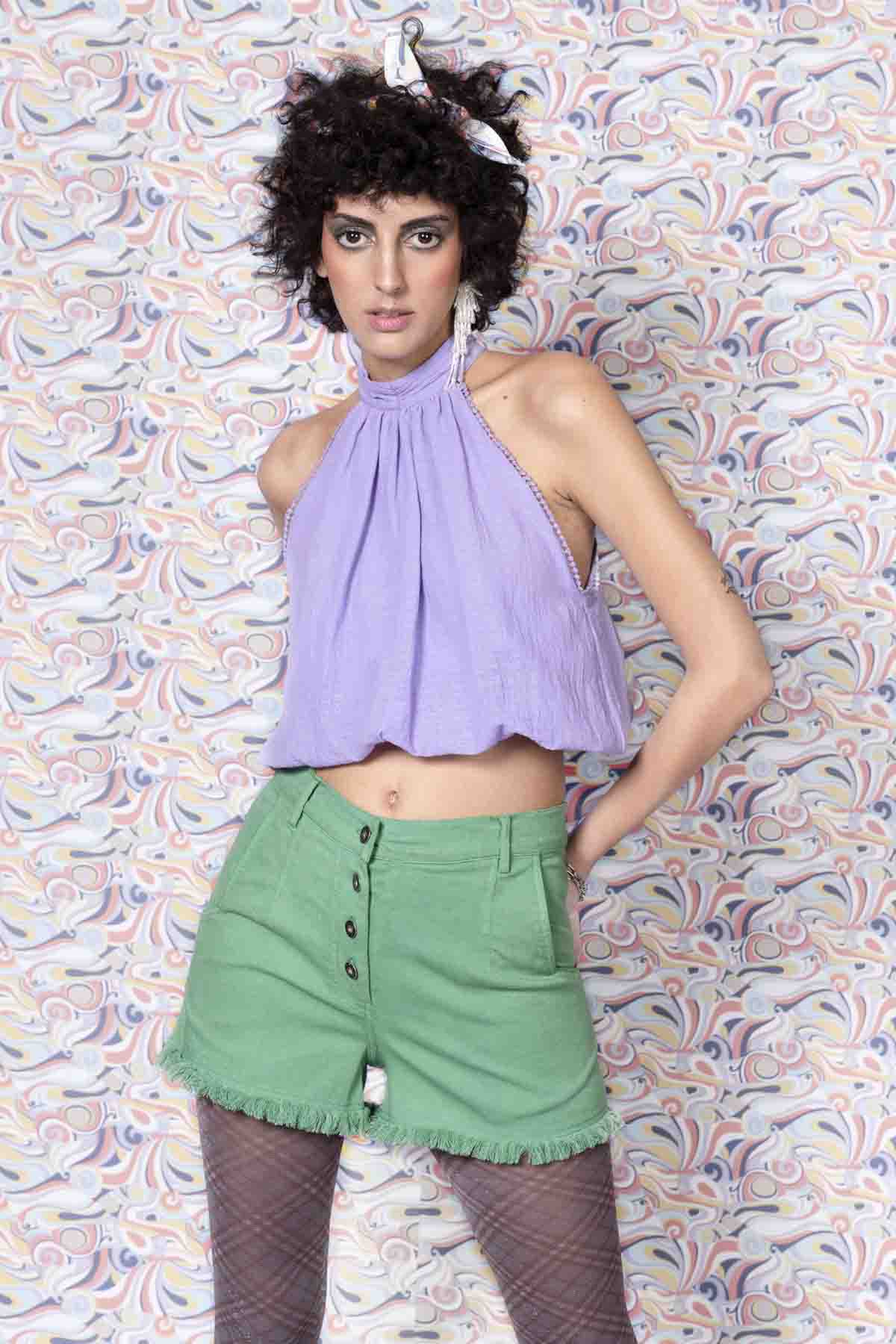 Buy Turtle Neck Balloon Top By Beachbum Online